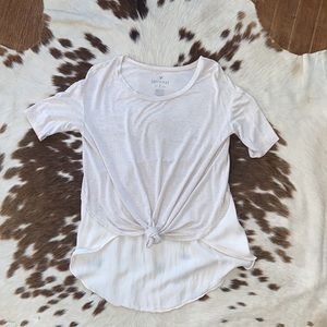 American Eagle Soft & Sexy off white hi low top